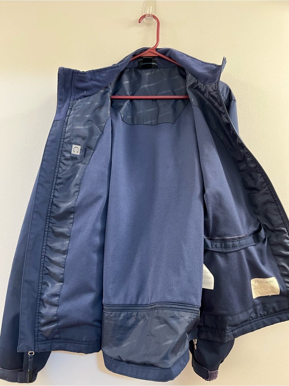 Bauer Navy Blue Performance Softshell Jacket - Picture 15 of 16